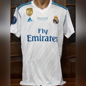 BNWT Ronaldo Real Madrid 2017-2018 Champions League Final jersey